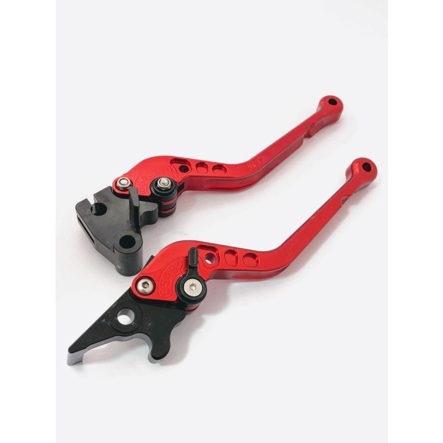 ブレーキ クラッチ レバー レッド アルマイト カワサキ ニンジャ Ninja 250 R SL ABS Z250 250TR KSR PRO