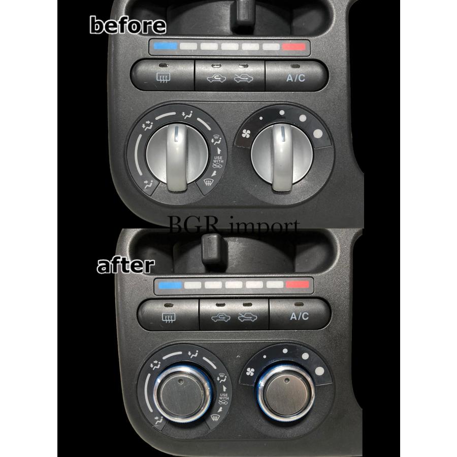 選べるカラー ラパン HE22S 専用 エアコンノブ ツマミ ダイヤル アルミ