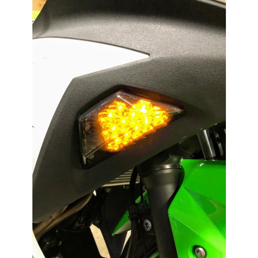 カワサキ Kawasaki Ninja フロント LEDウインカー ② Amazon | TST NEXUS フロント LEDウィンカー (スタンダード