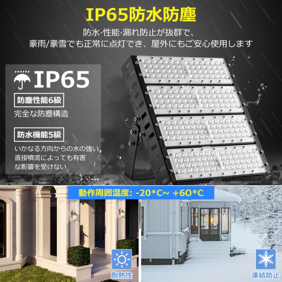 LED投光器 200W 投光器 屋外 防水 85V-265V 40000lm 看板灯 作業灯