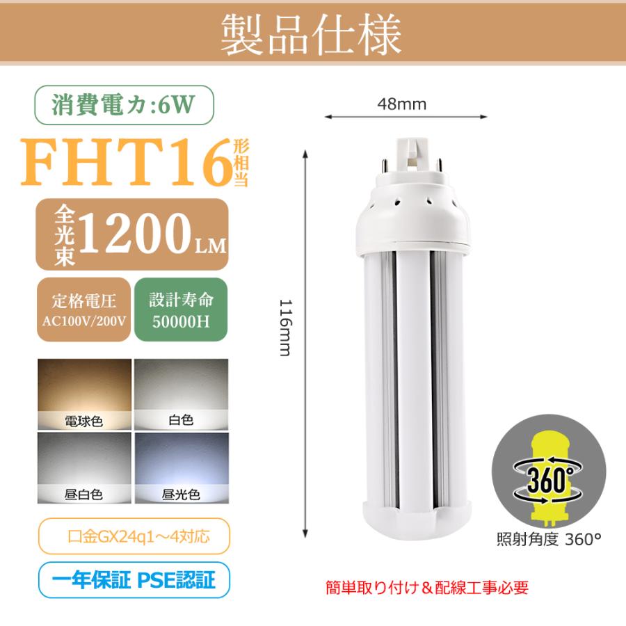 2本セット 配線工事必要 LEDツイン蛍光灯 FHT16EX FHT16EXL FHT16EXW