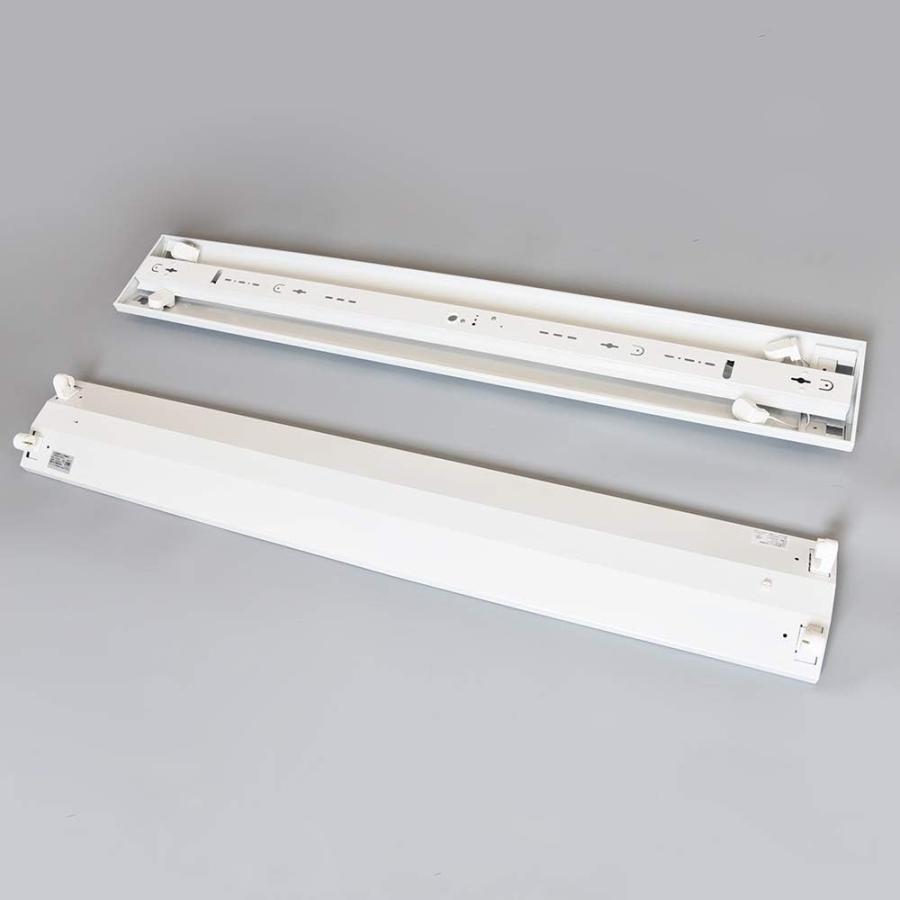 94台 逆富士蛍光灯器具 40W型 2灯式 逆富士40w2灯 ledベースライト 逆富士型 逆富士型 天井直付型 LED直管蛍光灯専用 逆富士型照明器具 LED蛍光灯ランプ付きの画像