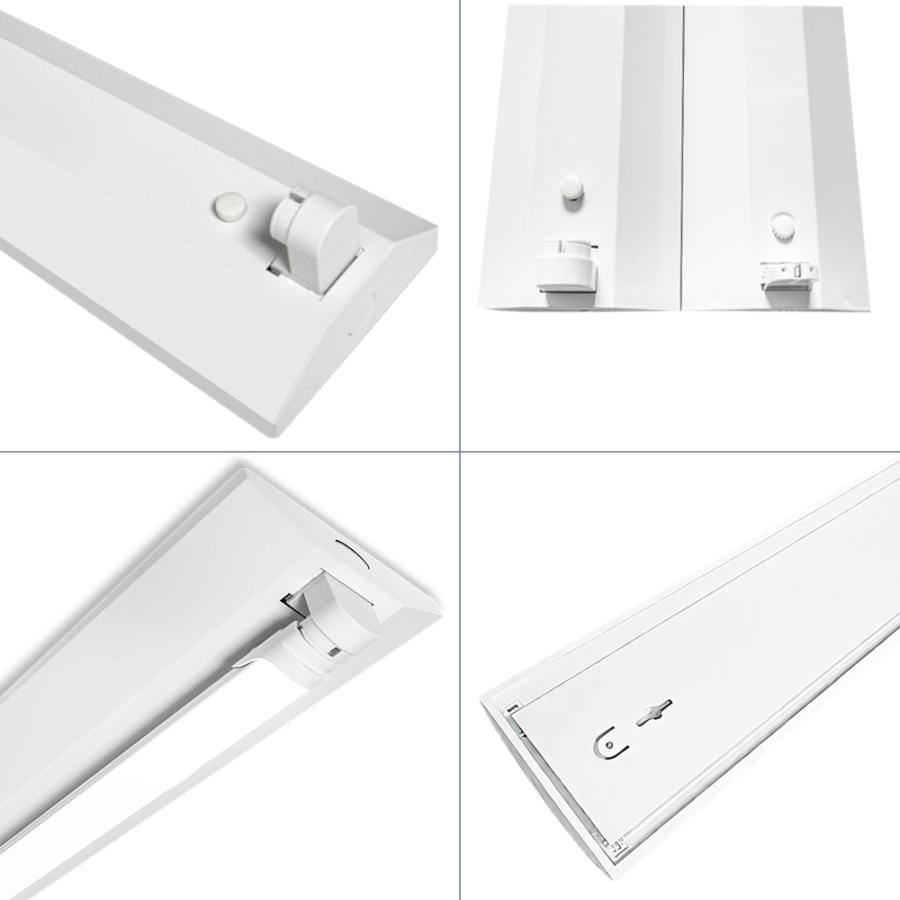 照明器具 蛍光灯　10灯SET‼️ 10台セット LED蛍光灯 40W形 直管器具 逆富士 1灯 逆富士型 LEDベース