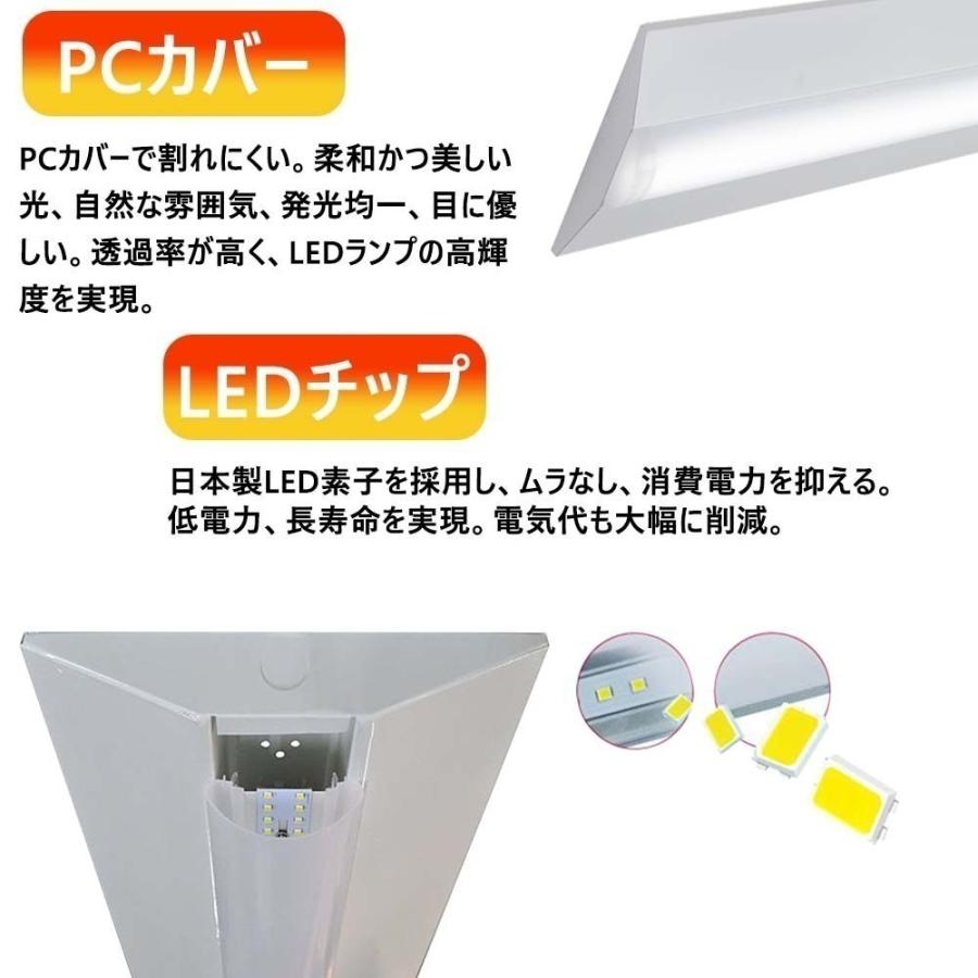 逆富士型照明器具 LED蛍光灯器具 60W 天井付・壁付(横向き)兼用 逆富士型照明器具 LED蛍光灯器具 60W 天井付・壁付(横向き)兼用