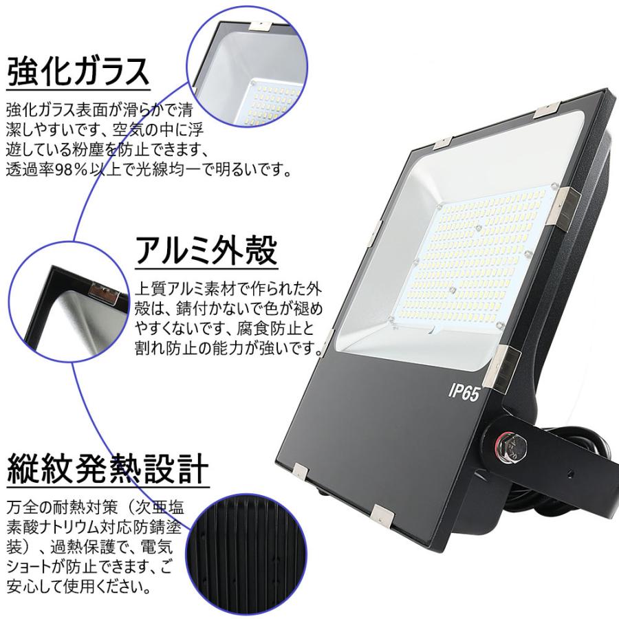 LED投光器 高天井用led照明 50W 500W相当 超高輝度8000lm 明るい 看板