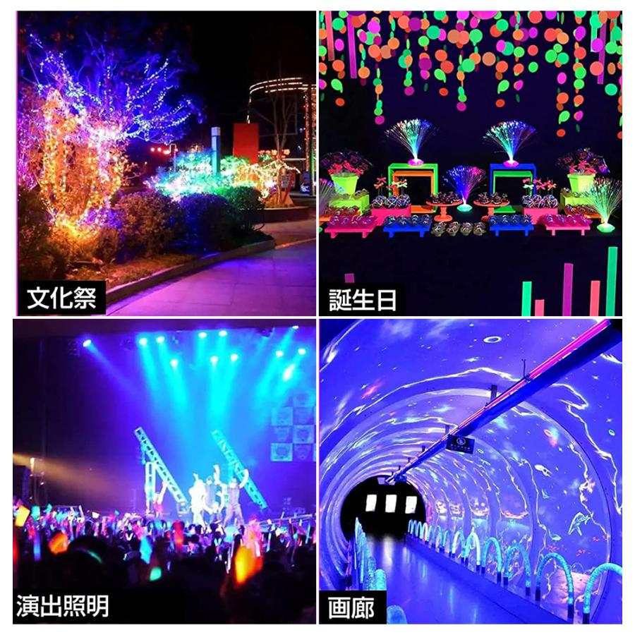 紫外線 uv led投光器 light ブラックライト60w ブラックライト 蛍光灯
