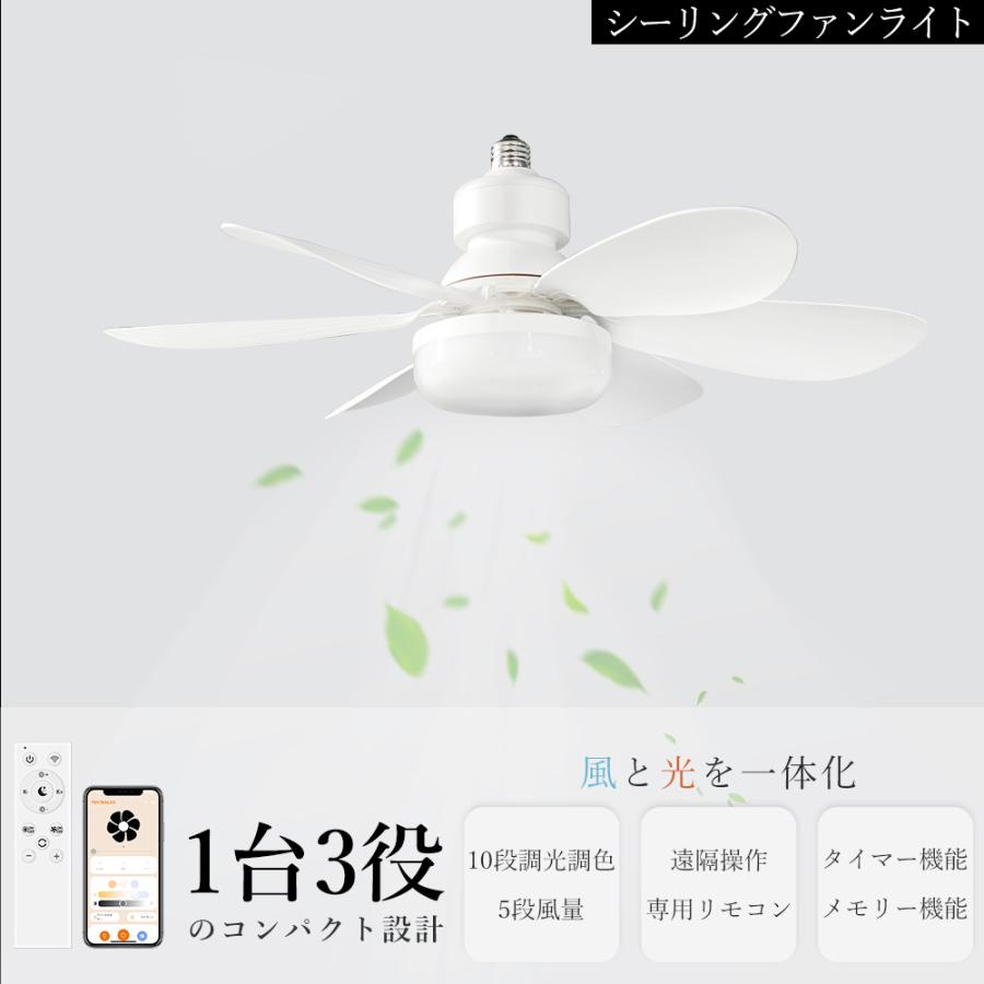 シーリングファンライト 50cm 正逆回転 冷暖房効率UP 6畳 8畳