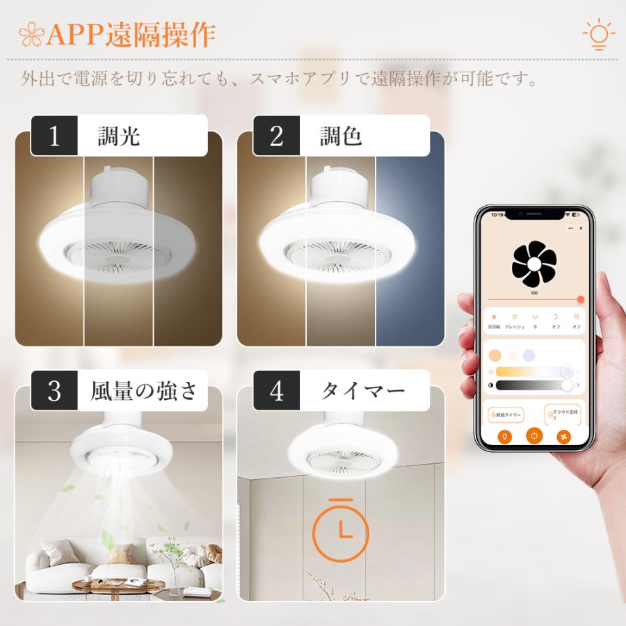 シーリングファンライト ファン一体型ライト 風と光を一体化 冷暖房