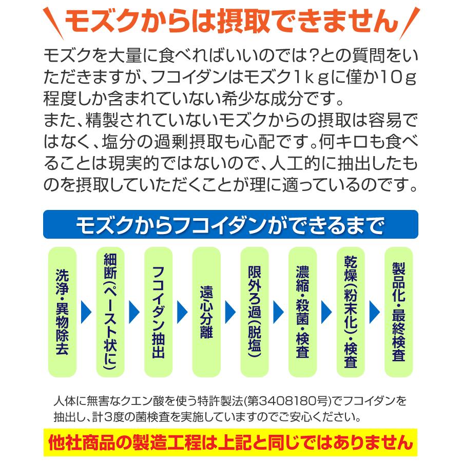 発送は5/22の予定【2024新型】フコイダン 吸収５〜10倍 フコイダンライフ・ナノＲ 1.5g×60包 低分子ではなく高分子 カテキン｜bh-labo24｜05