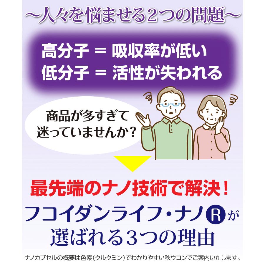 フコイダンライフ　ナノR フコイダン ライフ・ナノR 6箱セット 吸収5〜10倍 低分子 では