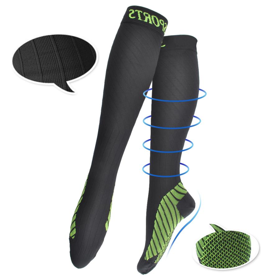スポーツハイソックス スポーツ アウトドア 疲労解消 コンプレッションソックス スポーツ用ソックス 着圧靴下 着圧ソックス 吸汗速乾 加圧ハイソックス Bhc C25 Bhcanaeヤフー店 通販 Yahoo ショッピング