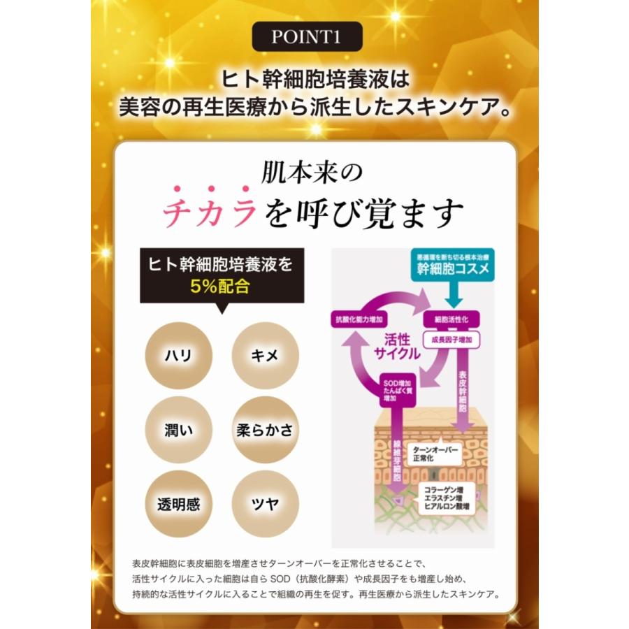 高濃度 エイジングケア 美容液 しみ 目元 しわ 敏感肌 ヒト幹細胞培養