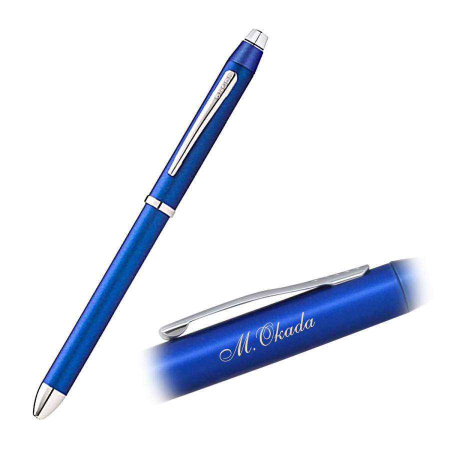 CROSS（クロス） 名入れ無料 テックスリー ボールペン(黒+赤)×シャープ