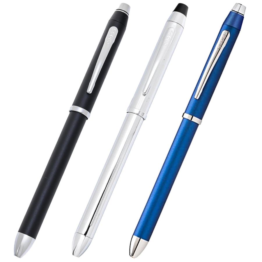 CROSS 名入れ無料 クロス テックスリー ボールペン(黒+赤