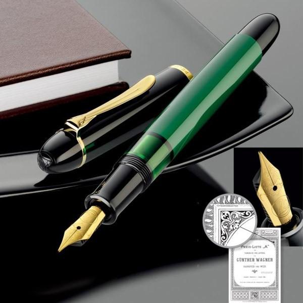 Pelikan（ペリカン） 【特別生産品】 万年筆 M120 GREEN BLACK