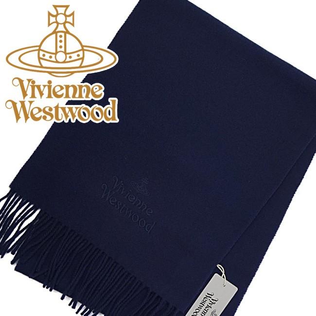 ヴィヴィアンウエストウッド マフラー 11151-K402 NAVY BLUE Vivienne Westwood ヴィヴィアン ウエストウッド マフラー K402