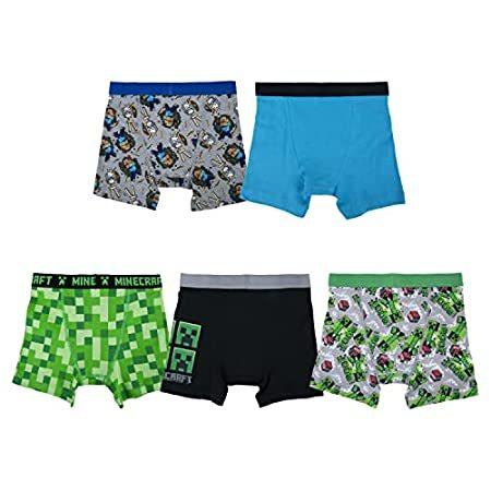 Minecraft Boys 5-Pack Boxer Briefs Underwear Comfortable 6 トレーナー