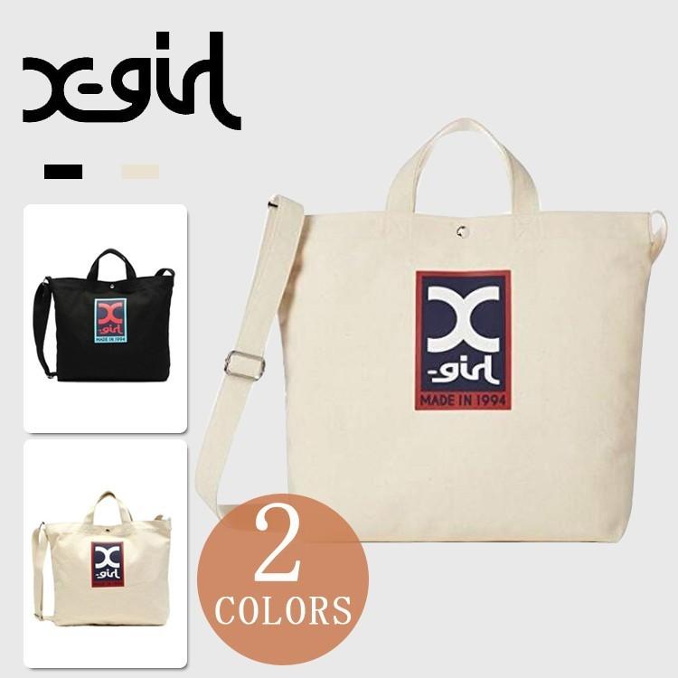 エックスガール X Girl トートバッグ Rectangle Logo 2way Tote Bag ショルダーバッグ 斜めがけ 送料無料 X Girl04 Bishop 通販 Yahoo ショッピング