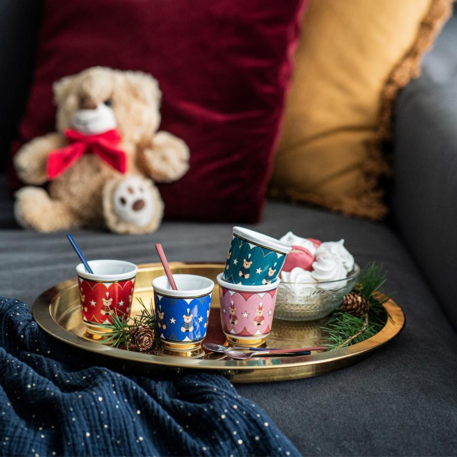 【公式】 ビアレッティ〈マジコリコルド〜魔法の記憶〉テディベア カップセット 4客 ＜磁器 デミタスカップ モダン 小さめ コーヒーマグ ラテ＞ | BIALETTI | 02