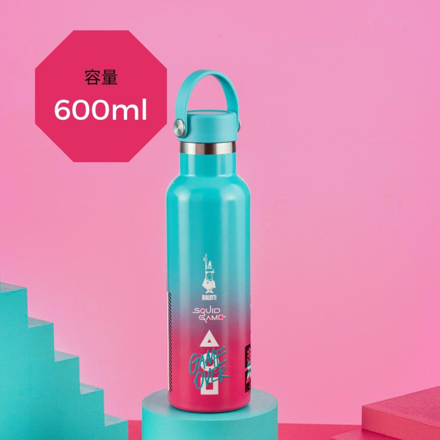 ビアレッティ イカゲーム サーモボトル ＜ステンレス マグ 保冷 保温 二層 断熱 レジャー キャンプ オフィス 蓋付 フタ付き アウトドア プレゼント ギフト＞ | BIALETTI | 01