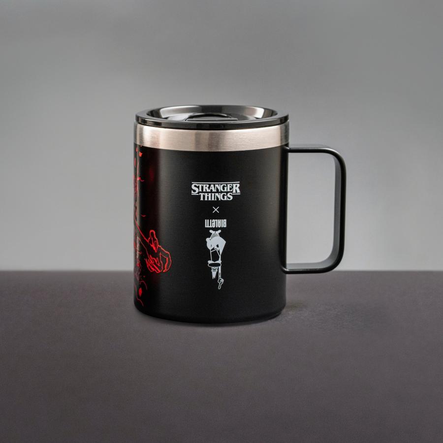 【公式】ビアレッティｘストレンジャーシングス グローインザダーク キャンプマグ 420ml ＜ステンレス マグ 保冷 保温 二層 断熱 レジャー アウトドア ＞ | BIALETTI | 01