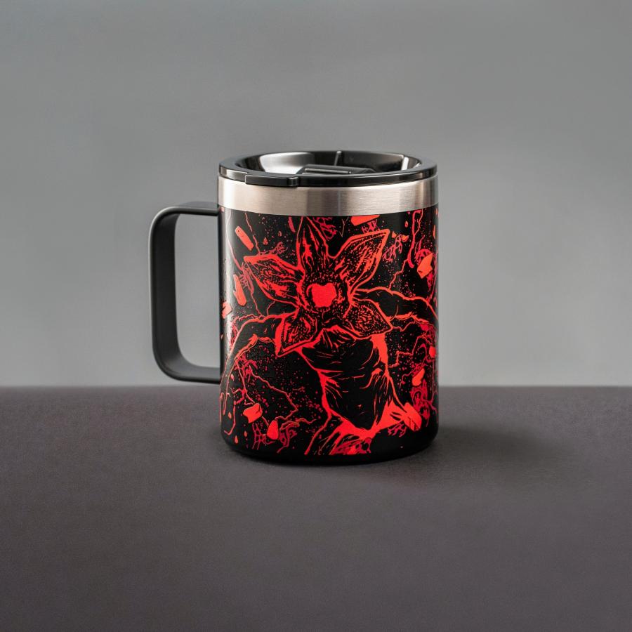 【公式】ビアレッティｘストレンジャーシングス グローインザダーク キャンプマグ 420ml ＜ステンレス マグ 保冷 保温 二層 断熱 レジャー アウトドア ＞ | BIALETTI | 02