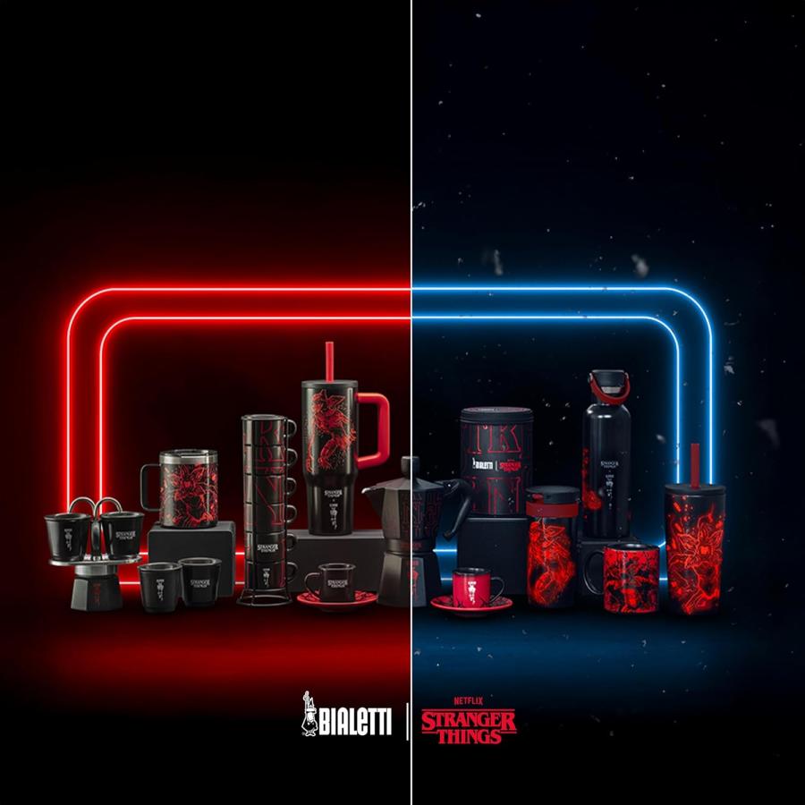 【公式】ビアレッティｘストレンジャーシングス グローインザダーク キャンプマグ 420ml ＜ステンレス マグ 保冷 保温 二層 断熱 レジャー アウトドア ＞ | BIALETTI | 04