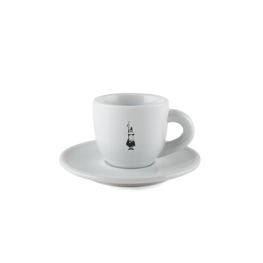 【新品未使用】ビアレッティ　ムッカエキスプレス　カップ&amp;ソーサー付き BIALETTI（ビアレッティ） 直火式 ムッカエクスプレス mukka 2杯分
