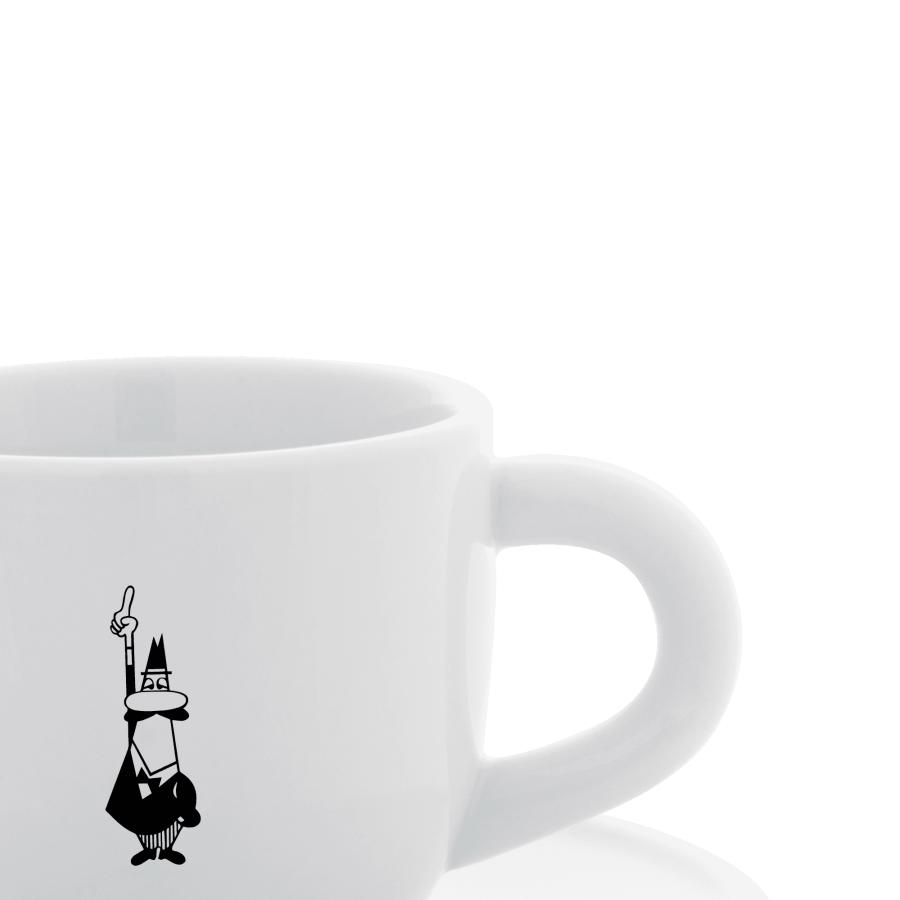 BIALETTI（ビアレッティ） 【公式】 カップ＆ソーサー モカ 80ml