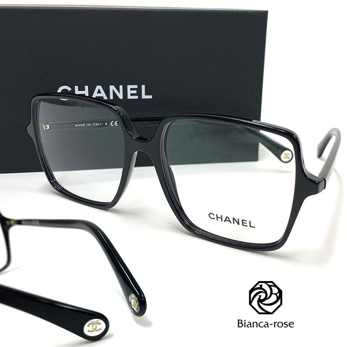 CHANEL ブラック サングラス スクエア型 CHANEL（シャネル） サングラス 3448 スクエア ブラック レディース