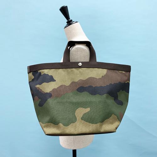 Herve Chapelier 迷彩 カモ 舟型 トートバッグ ハンドバッグ エルベシャプリエ Herve Chapelier 725Wカモフラージュ(コーデュラ舟型