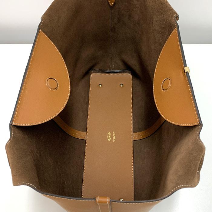 TOD'S トッズ レザー ショッピング バッグ ミディアム スモール
