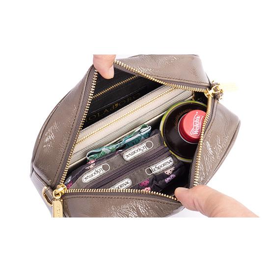 SALE セール 50％OFF ヴィオラドーロ VIOLAd'ORO NAPPA LAK ナッパラック エナメルレザー ショルダーバッグ V-1528