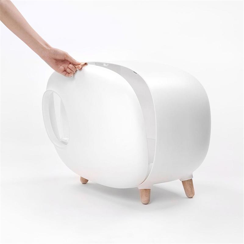 猫トイレ 大型 本体 猫トイレ砂 ネコトイレ おしゃれ 砂飛び散り防止 密閉式 臭い対策 スコップ付き 砂落とし ットトイレ 猫用品 大きい お掃除簡単 猫トイレ お掃除簡単 TM1261268251(11609円)