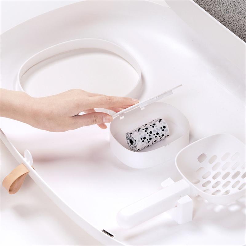 猫トイレ 大型 本体 猫トイレ砂 ネコトイレ おしゃれ 砂飛び散り防止 密閉式 臭い対策 スコップ付き 砂落とし ットトイレ 猫用品 大きい お掃除簡単 猫トイレ お掃除簡単 TM1261268251(11609円)