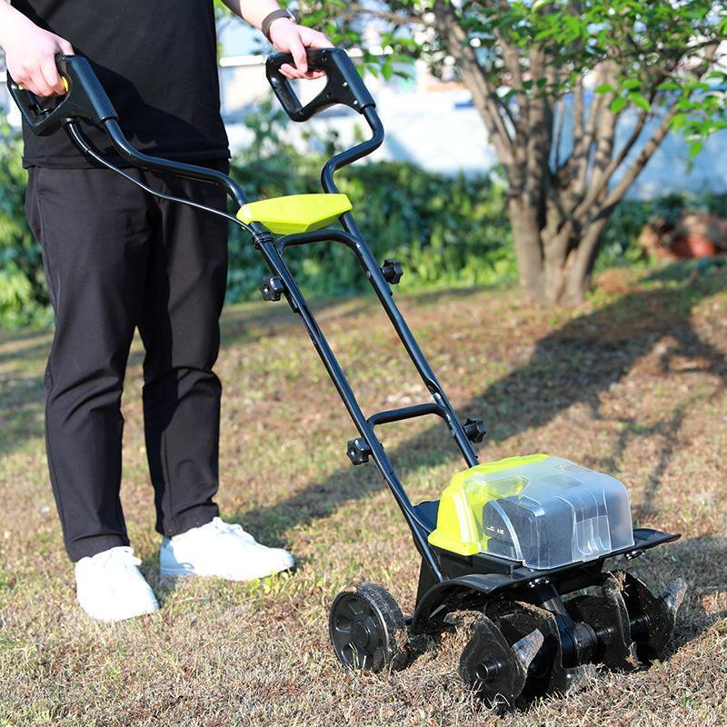 耕運機　多機能農機具　充電式　静音　ハイパワー　電気　タイヤ付　耕耘機　耕幅180mm　40V　家庭菜園　家庭用　軽量