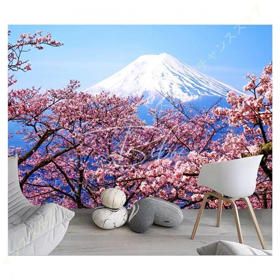 インテリア タペストリー オンライン限定商品 癒し おしゃれ 景色 森 桜 風景 自然 布ポスター 子供部屋 ファブリックポスター 布 壁 目隠し 特大 大きい こども 写真