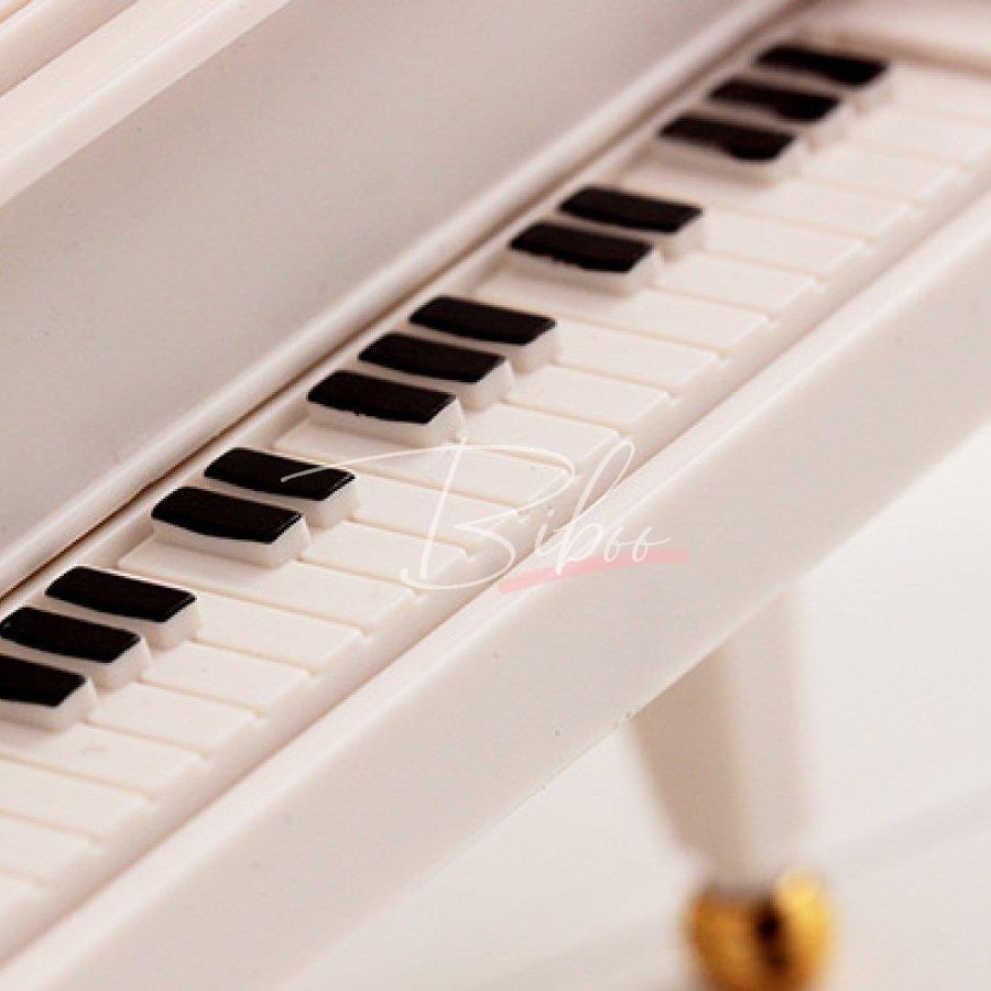 オルゴール バレリーナ ピアノ型 インテリア 癒し プレゼント 誕生日 お祝い 送料無料｜bibbo-store｜05