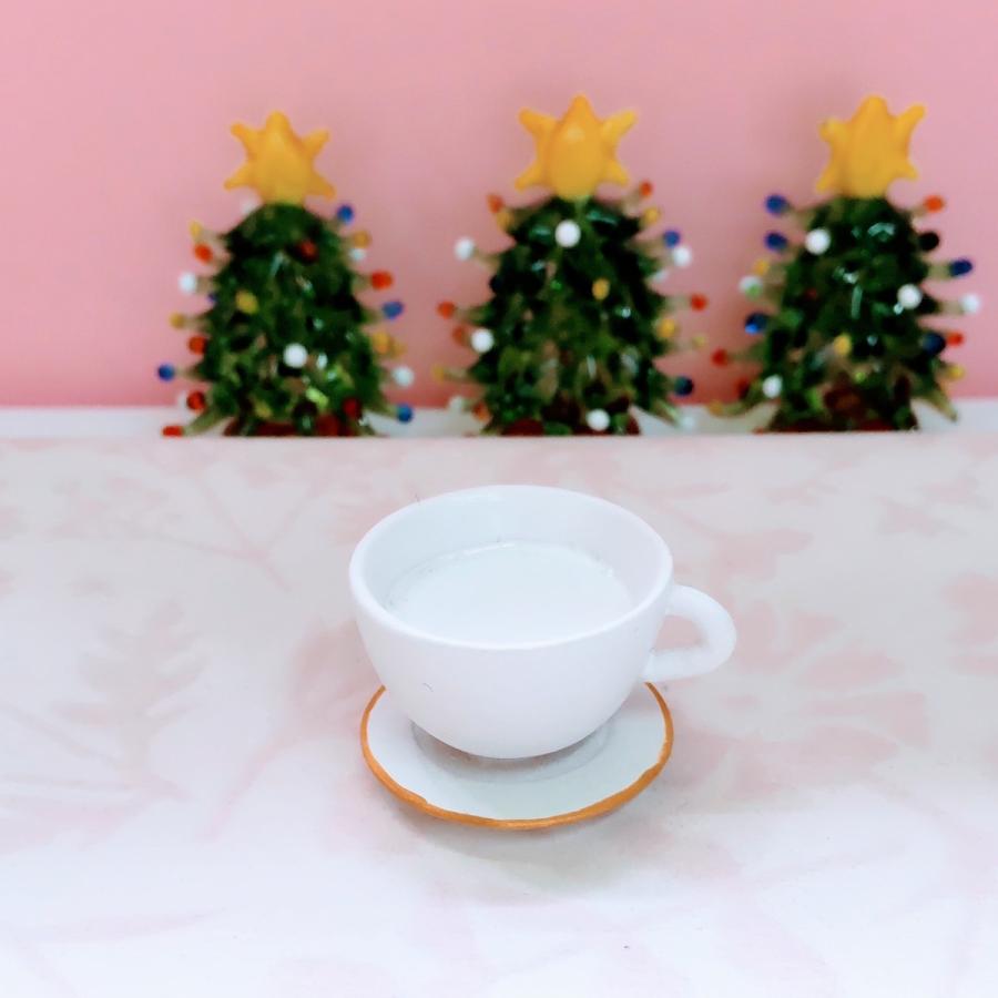 ポリレジン ティーカップ ミニチュア 置物 雑貨 小物 : きたのガラス