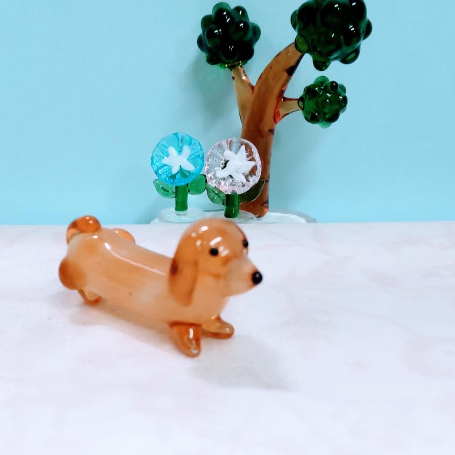 ダックスフントガラス工芸品 Amazon.co.jp: Sansukjai ダックスフント ミニチュア 手吹き
