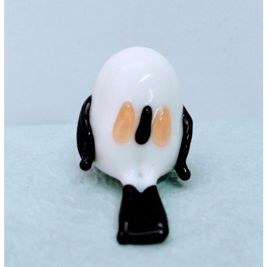 ガラス細工 シマエナガ(L)羽の色黒 ミニチュア 置物 雑貨 動物 ガラス細工 シマエナガ(L)羽の色黒 ミニチュア 置物 雑貨 動物