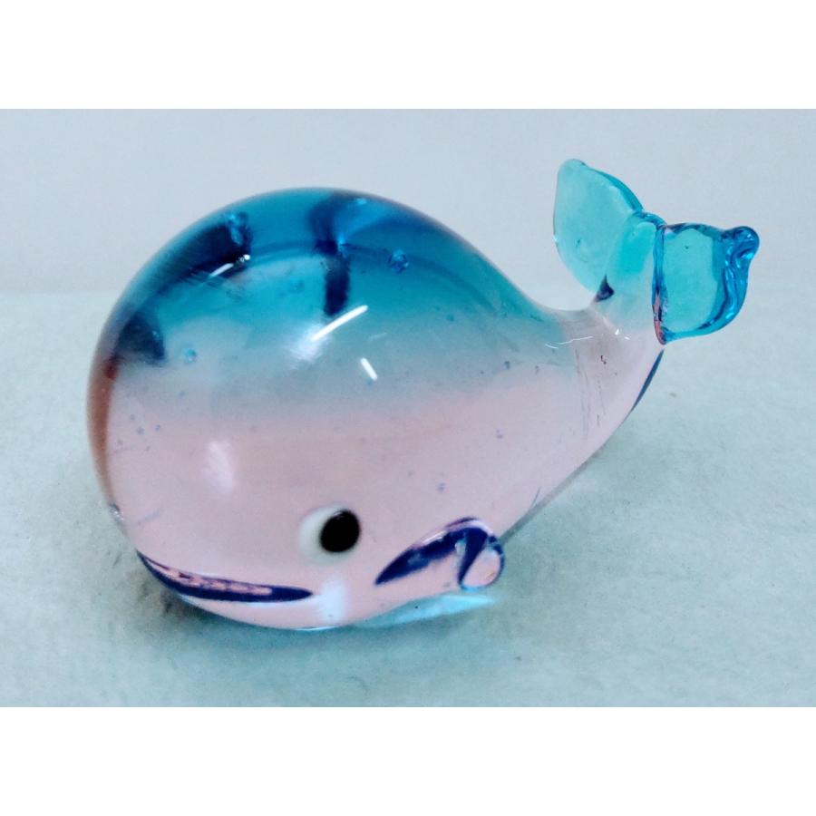 ガラス細工 クジラ L 水色 ピンク ミニチュア 置物 雑貨 水族館 海 小物 T 1269 きたのガラス工芸 通販 Yahoo ショッピング