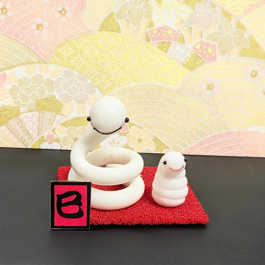 ガラス細工ミニチュア蛇ヘビ