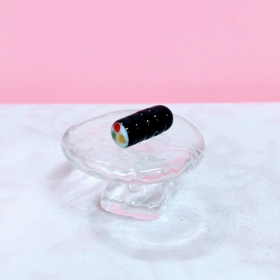 ガラス細工 恵方巻 ミニチュア 雑貨 置物 小物 節分 食べ物 ガラス細工 恵方巻 ミニチュア 雑貨 置物 小物 節分 食べ物
