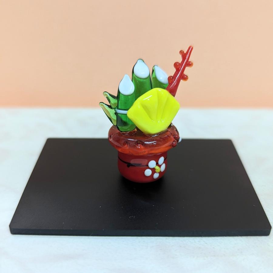 門松 ガラス細工 ミニチュア 【公式通販】