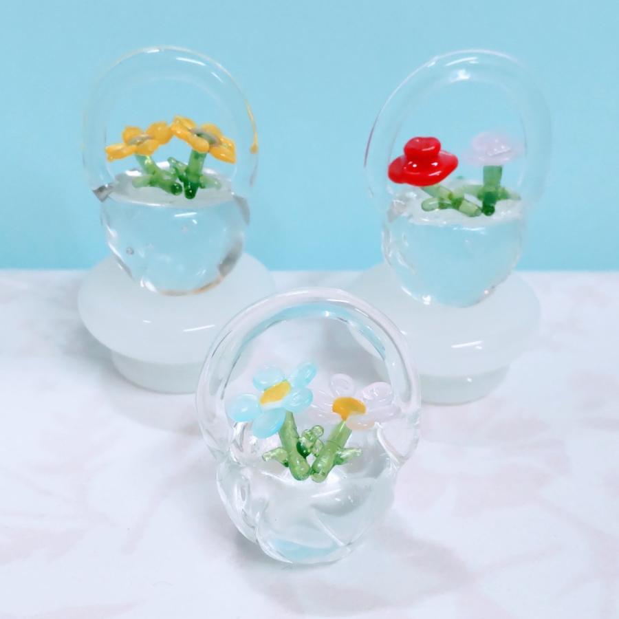 ガラス細工 フラワーバスケット ひまわり ミニチュア 置物 雑貨 小物 花 T 2 きたのガラス工芸 通販 Yahoo ショッピング