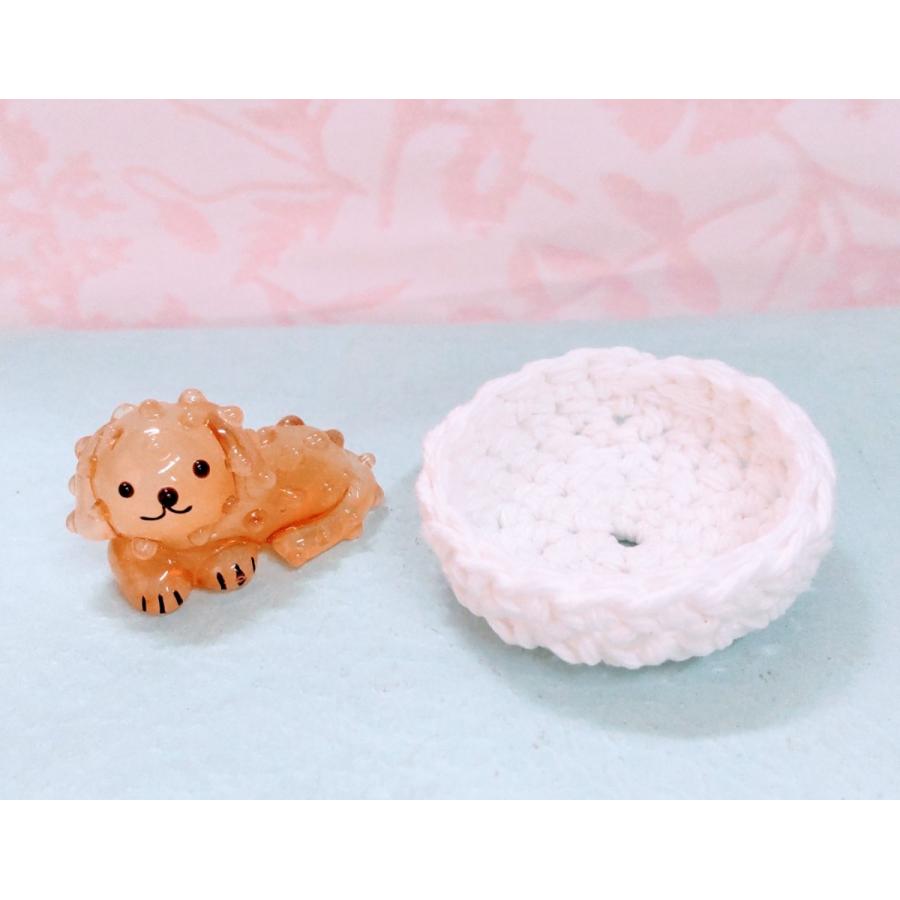 ガラス細工 イヌベット（M) トイプードル ミニチュア 置物 雑貨 犬