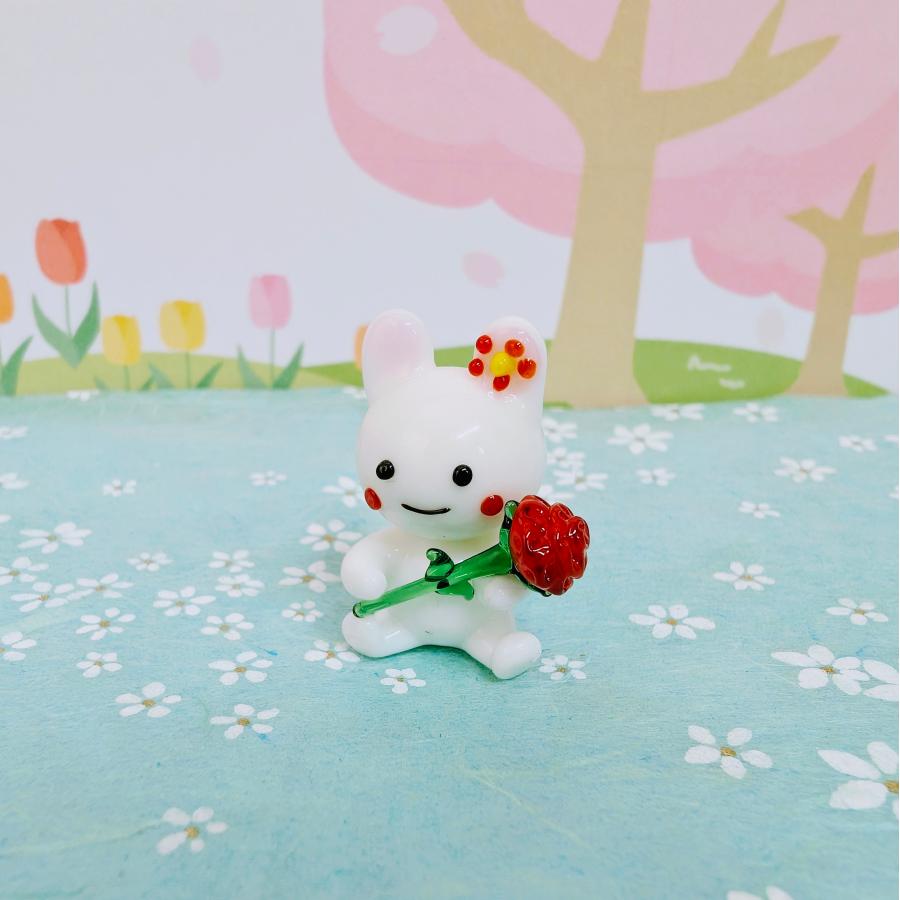 pon　ガラス細工　ミニチュア 3日間限定割引セール！…早割(～1/12)2026年とんぼ玉ひな人形 ガラスの