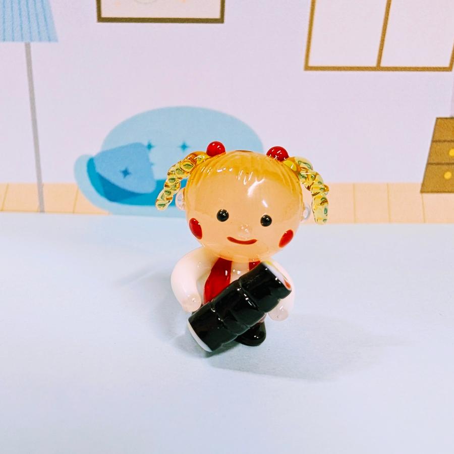 ガラス細工　ミニチュア　節分 ガラス細工 ミニチュア 節分トリオ - メルカリ