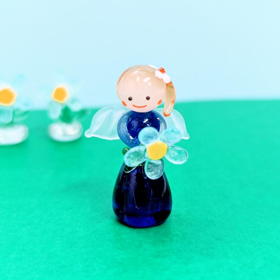 花　ガラス細工　ミニチュア ミニチュア ガラス細工 花 植物 ディスプレイ用品 グラス